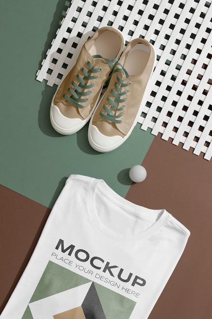 blank shirt mockup design
