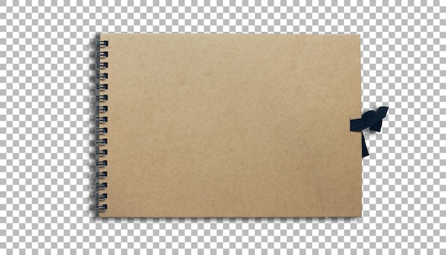 Пустой винтажный бумажный блокнот, подходящий для вашего проекта
