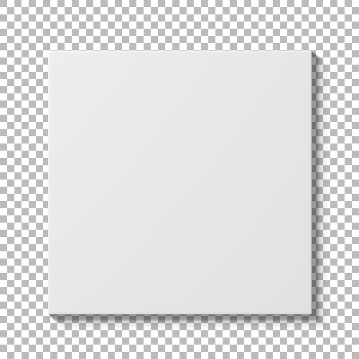 PSD a blank white canvas ready for artistic expression or design projects