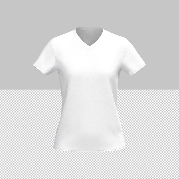 PSD 모형 템플릿 모형 디자인을 위한 빈 흰색 t셔츠 전면 보기