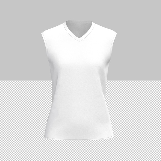 모형 템플릿 모형 디자인을 위한 빈 흰색 T셔츠 전면 보기
