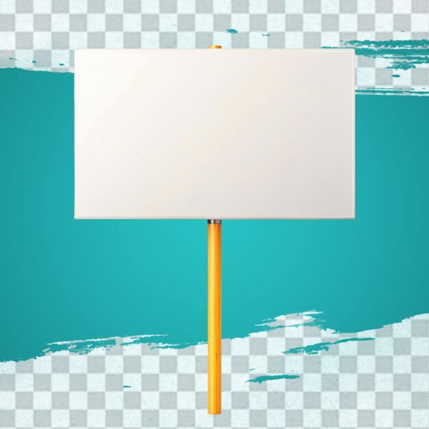 PSD blank whiteboard standing