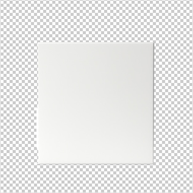 Blanke witte kartonnen doos png