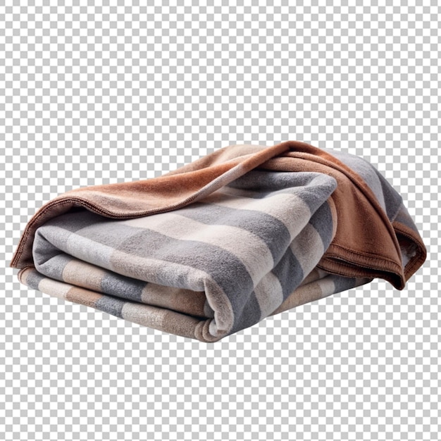 PSD 透明な背景に隔離された毛布