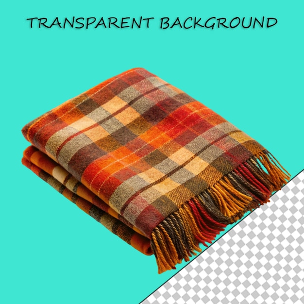 PSD blanket isolated on transparent background