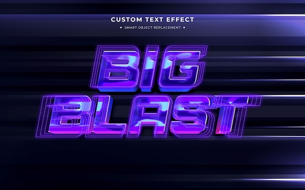 PSD blaster text effect