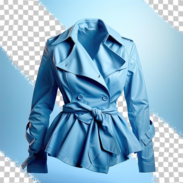 PSD blauw jasje alleen op transparante achtergrond