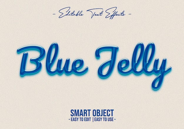 Blauw-Jelly-Text-Style-Effect