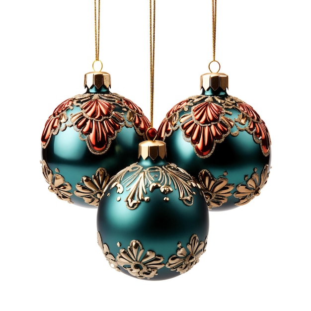 PSD blauwe kerstboom speelgoed met ornament ai gegenereerd beeld