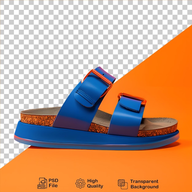 Blauwe leren sandalen png bevatten afbeelding