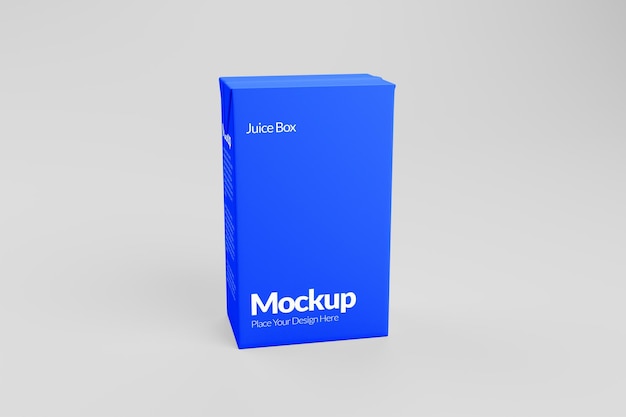 Blauwe sapdoos mockup