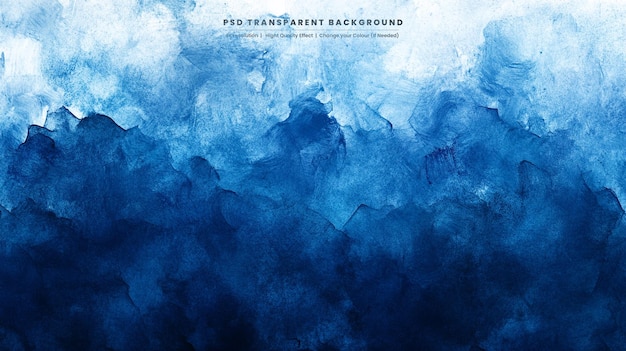 Blauwe zachte waterverf abstracte textuur