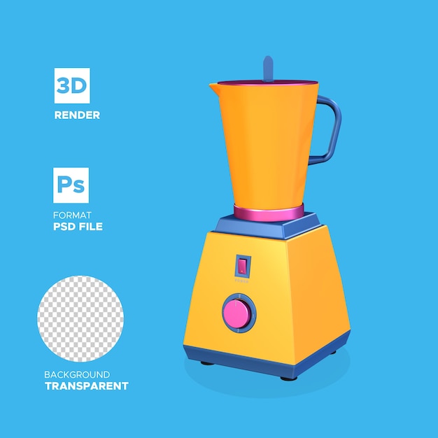 Blender 3D Render Icon Премиум PSD Файл