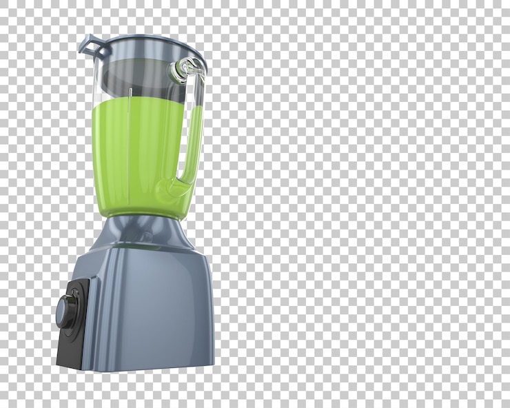 PSD blender isolated on transparent background 3d rendering illustration