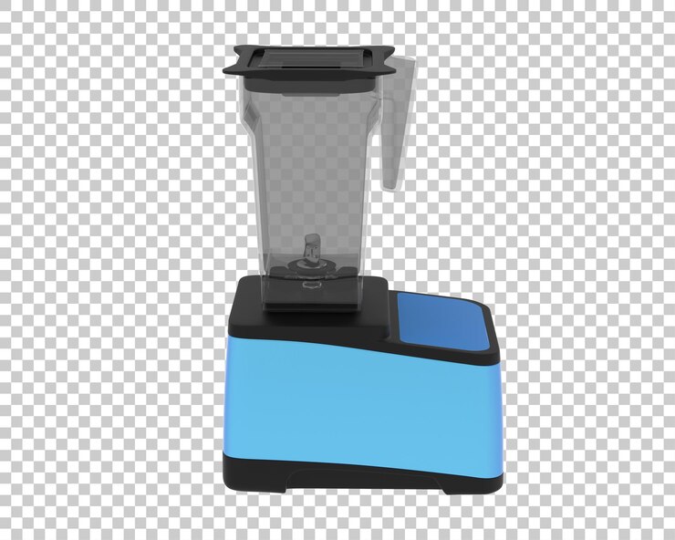 PSD blender isolated on transparent background 3d rendering illustration