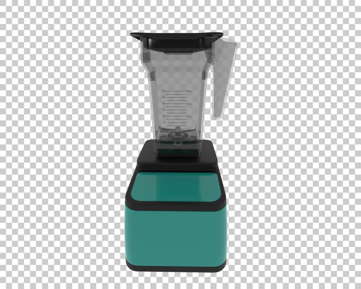 PSD blender isolated on transparent background 3d rendering illustration