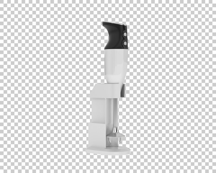 PSD 透明な背景の 3 d レンダリング図に分離されたブレンダー