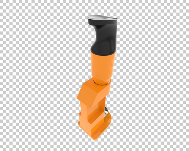 Blender isolert på gjennomsiktig bakgrunn 3D-gjengivelse illustrasjon