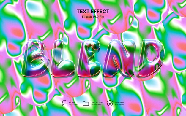 Blender tekst effect