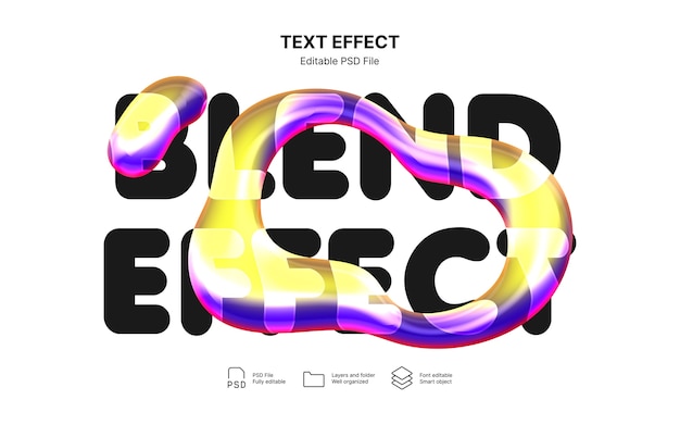 Blender text effect