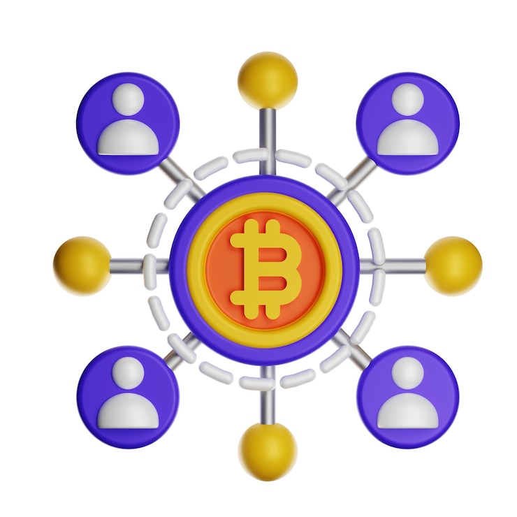 PSD blockchain network with bitcoin center