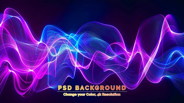 PSD blockchain technology background abstract technology background