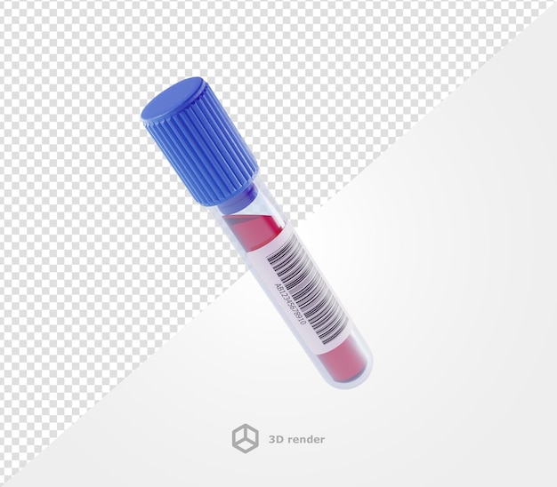 Bloedmonster in een laboratorium reageerbuis