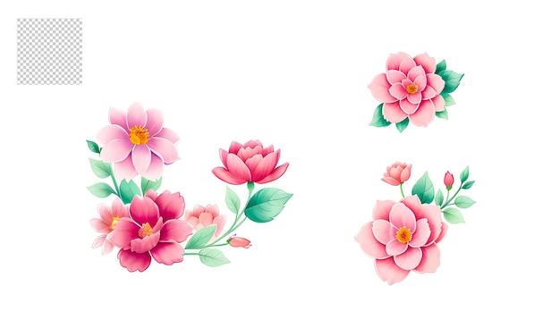 Bloemen bloemen instellen png