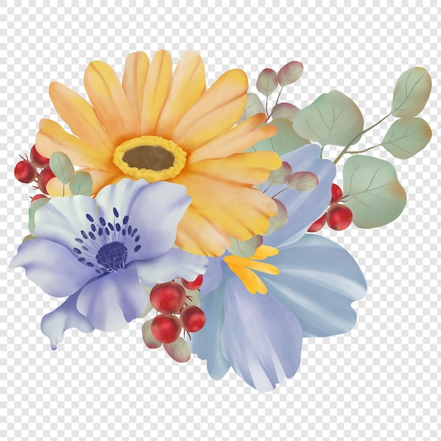 Bloemen herfst herfst bloem krans met rustieke herfstbladeren fotolijst hoeken PNG clipart