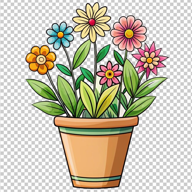 PSD bloemenpot png