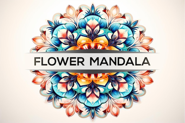 Bloemsierkunst mandala bloemmandala ontwerp identiteit bloemenmandala mandala ontwerp