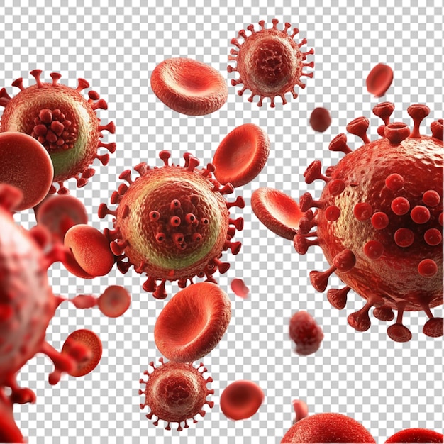 PSD blood cells to cure viruses with biotechnology png