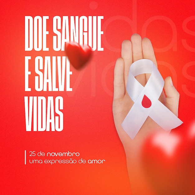 PSD giornata del donatore di sangue 25 novembre