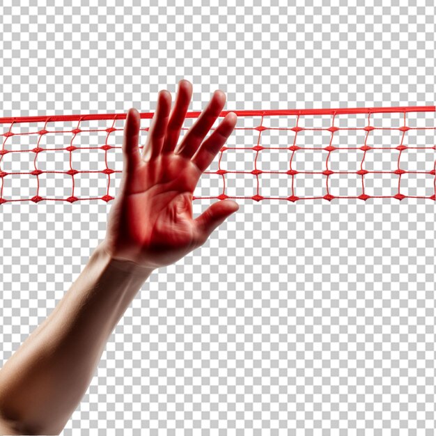 PSD blood handprint on transparent background