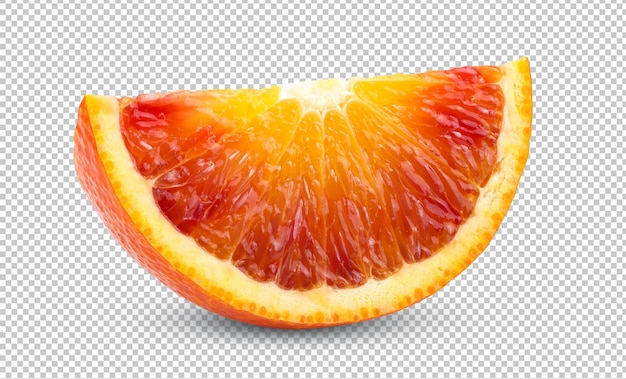 PSD blood orange on alpha layer background