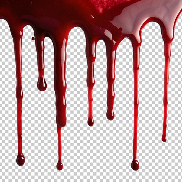 PSD schegge di sangue che gocciolano png