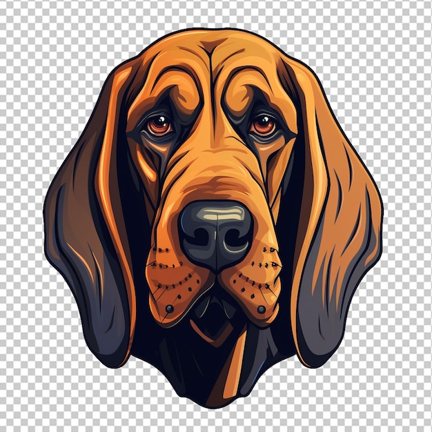 Bloodhound mascot logo