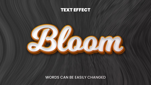 Bloom tekststijleffect