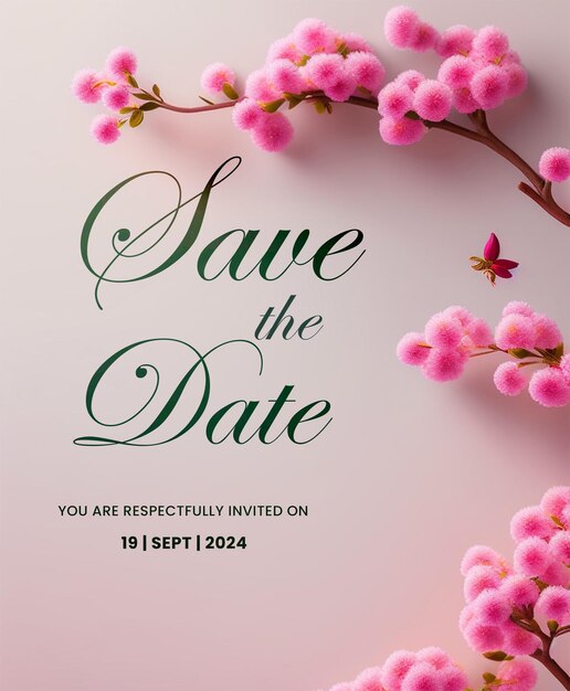 Цветущая розовая цветочная рамка январская свадьба спасти карту датыокрасьте золотые вихри и розовые цветы са