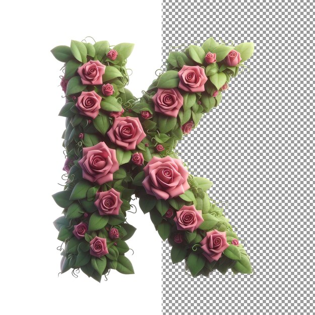 PSD blossom letters dive into irresistible floral letter shapes