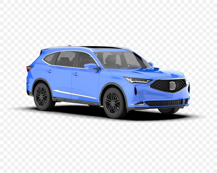 PSD blue acura suv