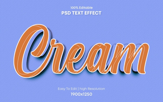 A blue background with the word cream on it