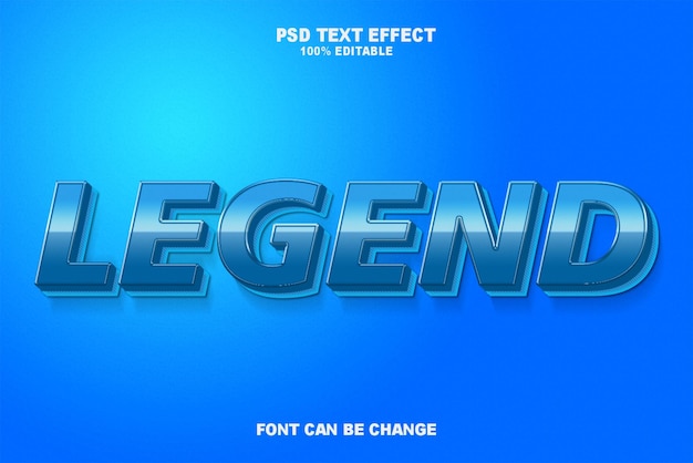 A blue background with the word legend on it