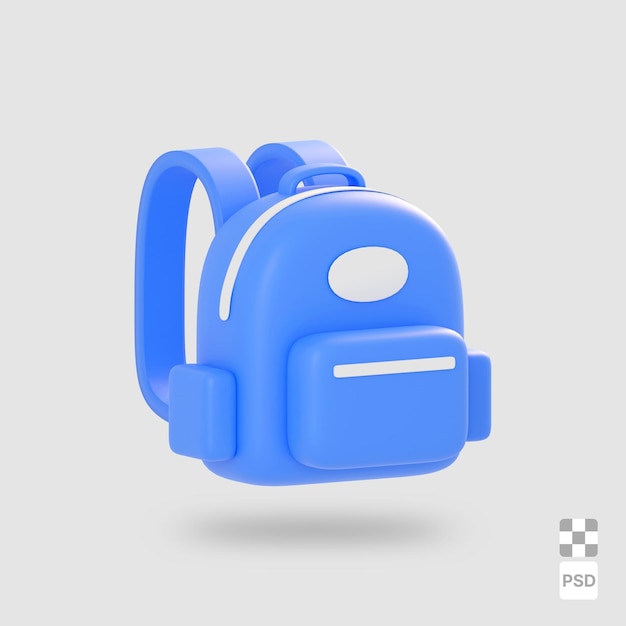 PSD blue backpack