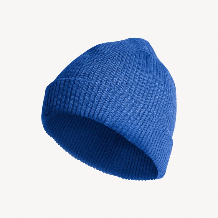 PSD blue beanie mockup editable fashion psd