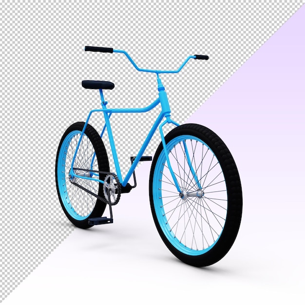 PSD blue bicycle for kids