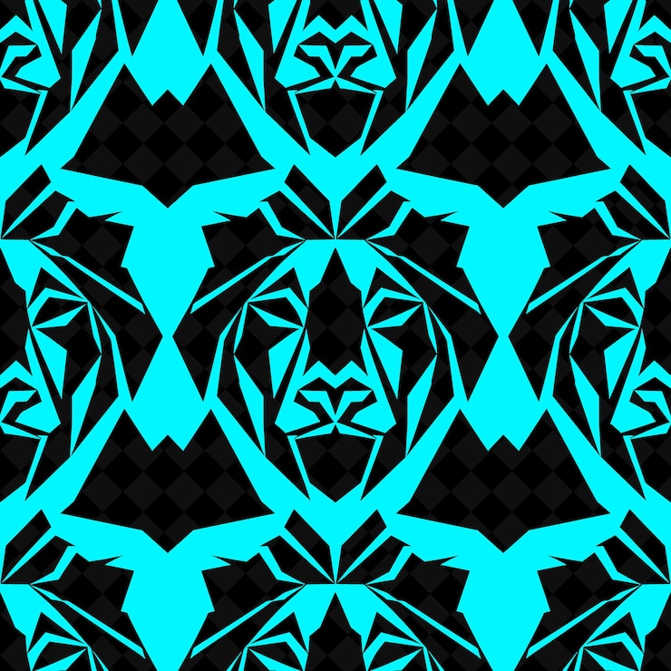 PSD a blue and black background with a black and white design