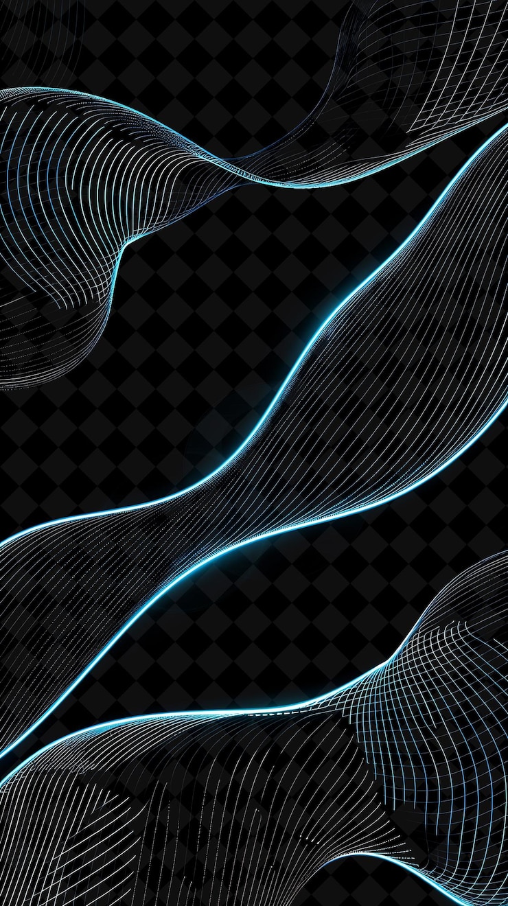 PSD a blue and black background with a blue and black design