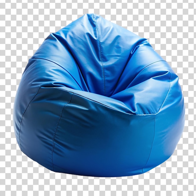 PSD blue chair isolated on transparent background