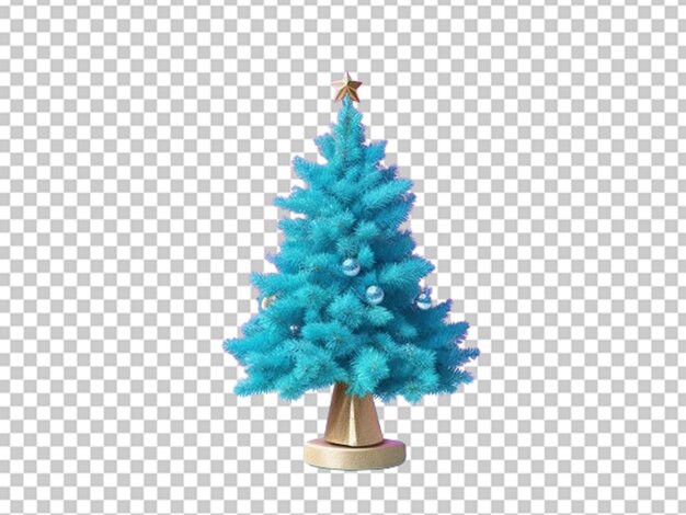 PSD blue christmas tree